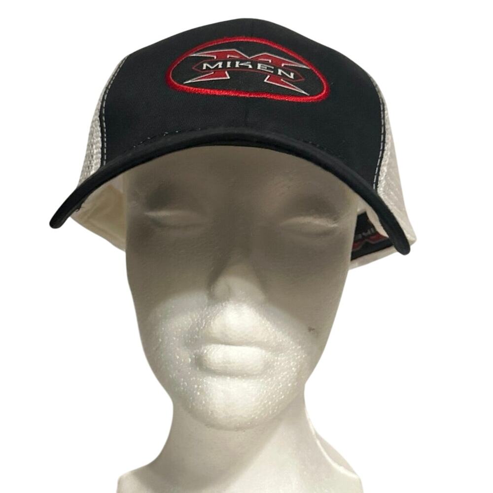 Miken baseball, softball, golf hat. Unisex black, white& red. NWT adjustable